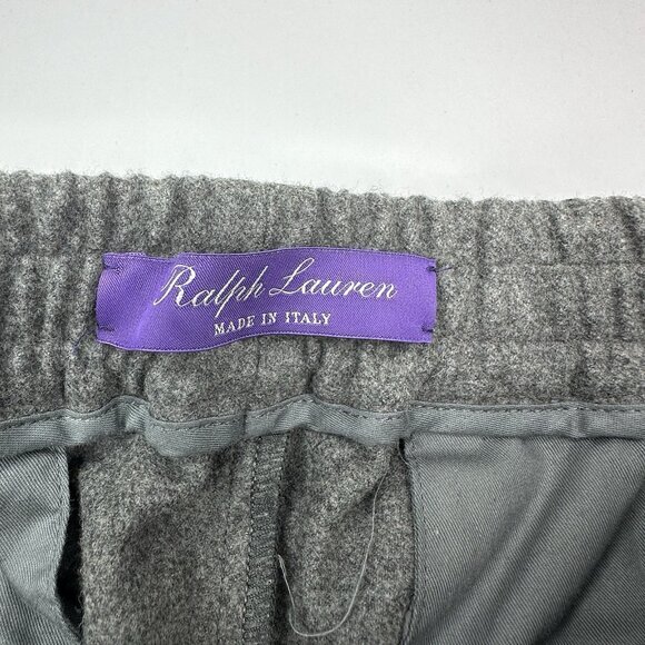 Ralph Lauren Purple Label Men's Gray Wool‎ Quiet Luxury Joggers 30/W27/L32 - Picture 5 of 14